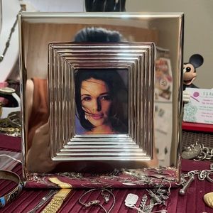 ❤️Vtg Cadillac Wallet Size Photo Silver Tone Frame❤️